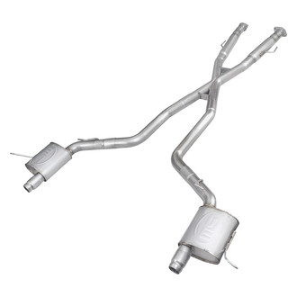 Stainless Works® - Legend Series™ 304 SS Cat-Back Exhaust System with Split Rear Exit