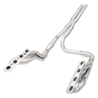 Stainless Works® - 304 SS Mill Long Tube High Flow Catted Exhaust Header Assembly