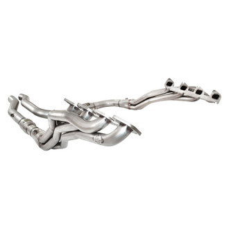 Stainless Works® - Stainless Power 304 SS Mill Long Tube Exhaust Headers with Catted Pipes