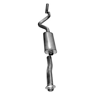 Stainless Works® - 304 SS Turbo S-Tube Single Cat-Back Exhaust System with Single Rear Exit