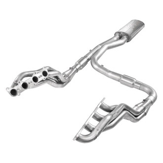 Stainless Works® - 304 SS Long Tube High Flow Catted Exhaust Header Assembly with Performance Connect