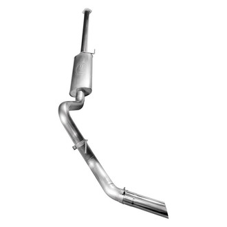 Stainless Works® - 304 SS Turbo S-Tube Cat-Back Exhaust System with Single Side Exit