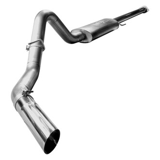 Stainless Works® - 304 SS Turbo Chambered Cat-Back Exhaust System with Single Side Exit