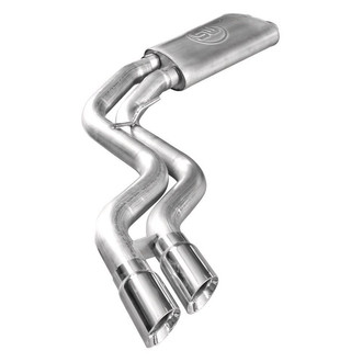 Stainless Works® - 304 SS Header-Back Exhaust System with Dual Side Exit