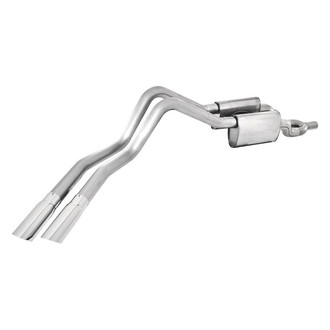 Stainless Works® - 304 SS Turbo S-Tube Dual Cat-Back Exhaust System with Dual Side Exit