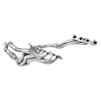 Stainless Works® - 304 SS Mill Long Tube High Flow Catted Exhaust Header Assembly with Performance Connect
