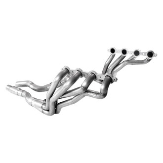 Stainless Works® - 304 SS Mill Long Tube High Flow Catted Exhaust Header Assembly with Performance Connect
