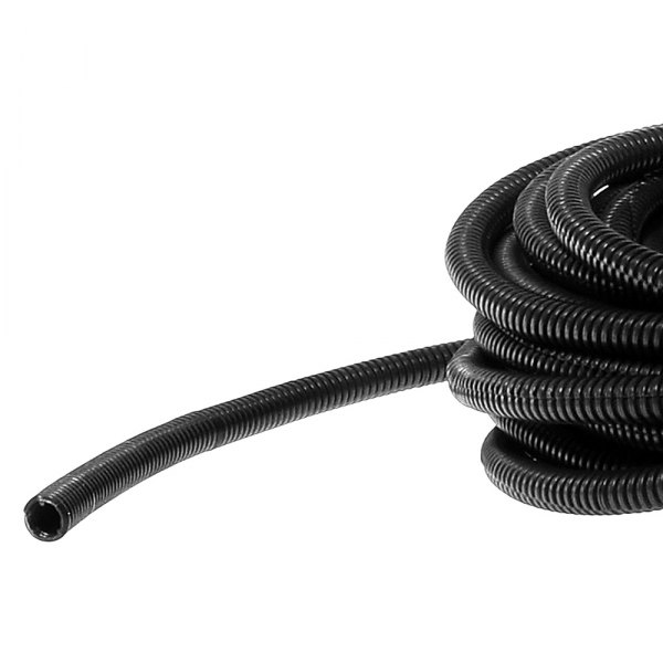 Standard® - 3/8" x 50' Black PVC Split Loom Tubing