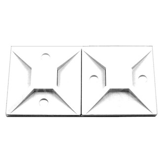 Standard® - Handypack™ 1 1/2" Square Adhesive-backed Cable Clamps