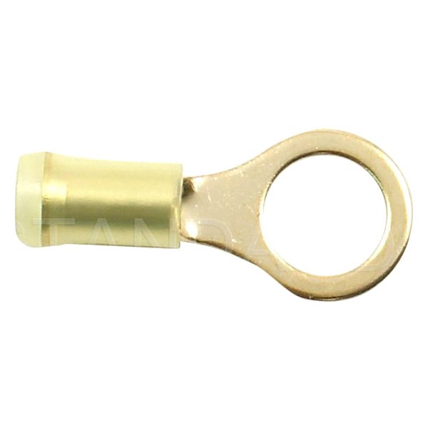 Standard® - Handypack™ 3/8" 12/10 Gauge Vinyl Insulated Gold Color Plated Yellow Ring Terminals