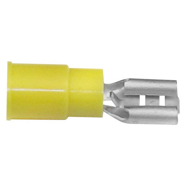 Standard® - 0.250" 12/10 Gauge Vinyl Insulated Yellow Female Quick Disconnect Connector