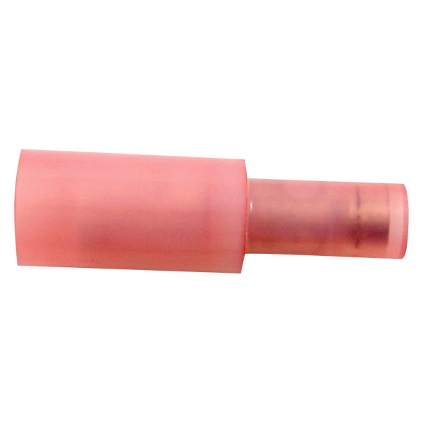 Standard® - 0.156" 22/18 Gauge Nylon Insulated Red Female Bullet Connector