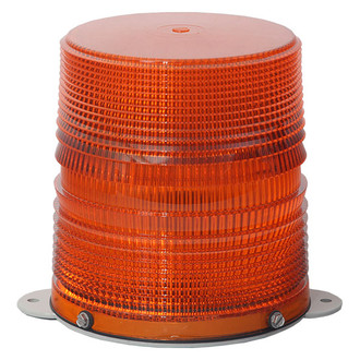 Star Headlight® 240CF-12V-A - 6" X-Fire™ Bolt-On Mount Amber Beacon Light