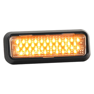 Star Headlight® - 5.75" DLXT Series Bolt-On Mount Thinline Amber LED Strobe Light