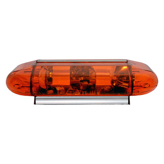 Star Warning Systems® - 20" Aerostar Permanent Mount Amber Halogen Emergency Light Bar