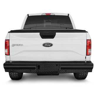 SteelCraft® - Full Width Black Rear HD Bumper