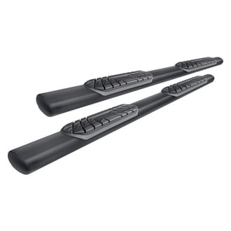 SteelCraft® - 4" Black Oval Straight Side Bars