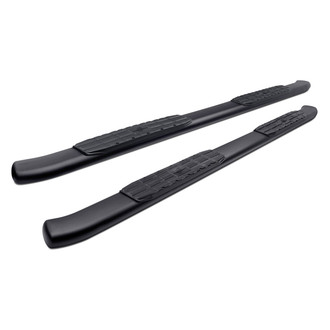 SteelCraft® - 4" 4X Series Cab Length Black Oval Side Bars