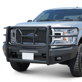 SteelCraft® - Elevation Series™ Full Width Black Front HD Bumper with Brush Guard