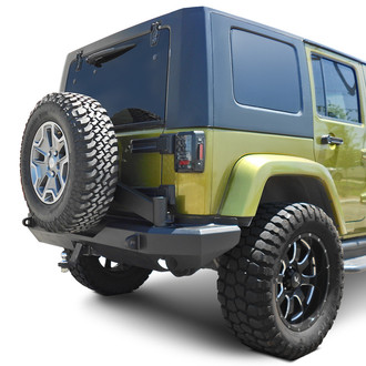 SteelCraft® - Full Width Textured Black Rear HD Bumper