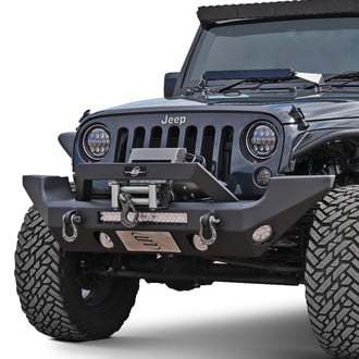 SteelCraft® - Elevation Series BullNose Full Width Front Winch HD Bumper with Hoop
