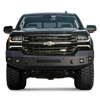 SteelCraft® - Fortis Full Width Textured Black Front HD Bumper