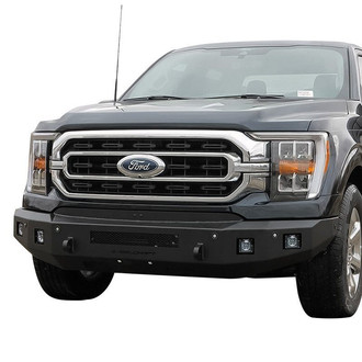SteelCraft® - Fortis Full Width Textured Black Front HD Bumper