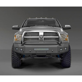 SteelCraft® - Fortis Full Width Textured Black Front HD Bumper with Hoop