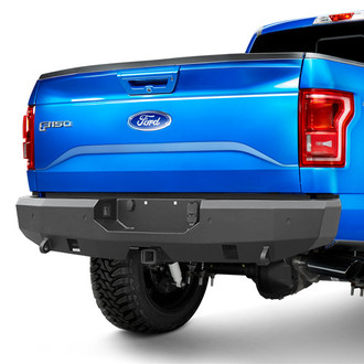 SteelCraft® - Fortis Full Width Textured Black Rear HD Bumper