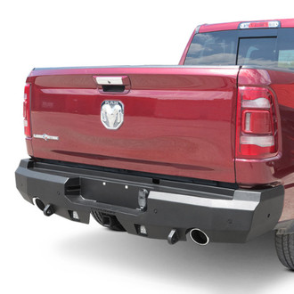 SteelCraft® - Fortis Full Width Textured Black Rear HD Bumper