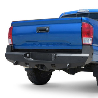 SteelCraft® - Fortis Full Width Textured Black Rear HD Bumper