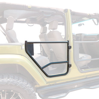 SteelCraft® - Fine Textured Black Rear Tubular Doors