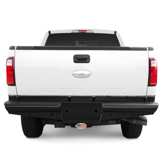 SteelCraft® - Full Width Black Rear HD Bumper