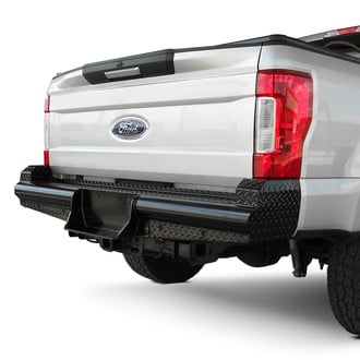SteelCraft® - Full Width Black Rear HD Bumper