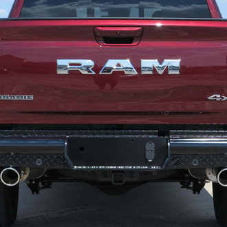 SteelCraft® - Full Width Black Rear HD Bumper