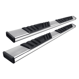SteelCraft® - 6" STX500 Series Cab Length Polished Rectangular Running Boards