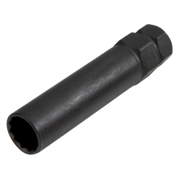 Steelman® - 12 Spline Black Extra Long Locking Lug Nut Socket
