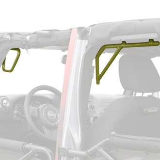 Steinjager® - Rigid Design Locas Green Front and Rear Grab Handle Kit