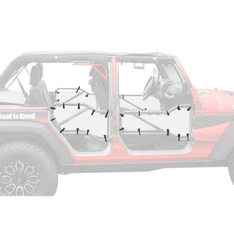 Steinjager® - White Front and Rear Door Covers