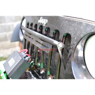 Steinjager® - Textured Black External Grille Mount for 2 Lights