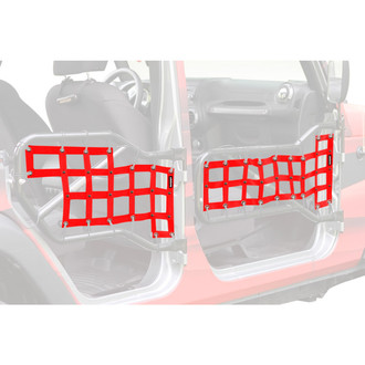 Steinjager® - Red Front and Rear Cargo Design Door Covers
