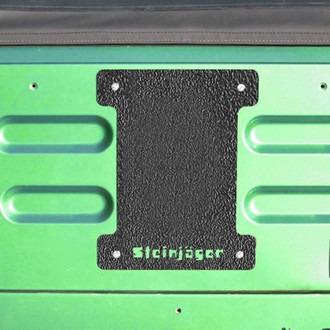 Steinjager® - Texturized Black Spare Tire Carrier Delete Plate