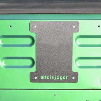 Steinjager® - Gray Hammertone Spare Tire Carrier Delete Plate