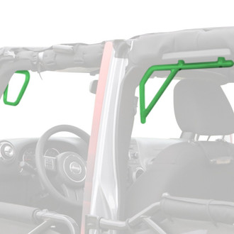Steinjager® - Rigid Design Neon Green Front and Rear Grab Handle Kit