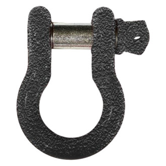 Steinjager® - Textured Black D-Ring Shackle with Screw in Pin