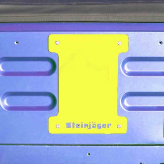 Steinjager® - Neon Yellow Spare Tire Carrier Delete Plate