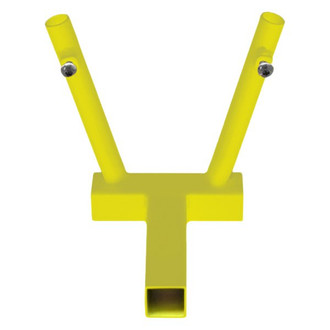 Steinjager® - Neon Yellow Hitch Mounted Dual Flag Holder Kit