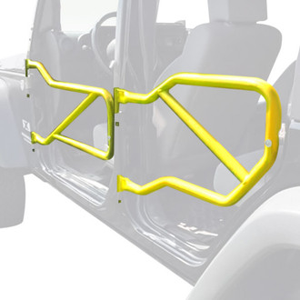 Steinjager® - Neon Yellow Front and Rear Tubular Doors