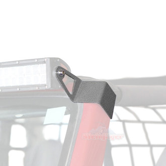 Steinjager® - Gray Hammertone Windshield Frame Mounts for 50" LED Light Bar