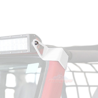 Steinjager® - Cloud White Windshield Frame Mounts for 50" LED Light Bar